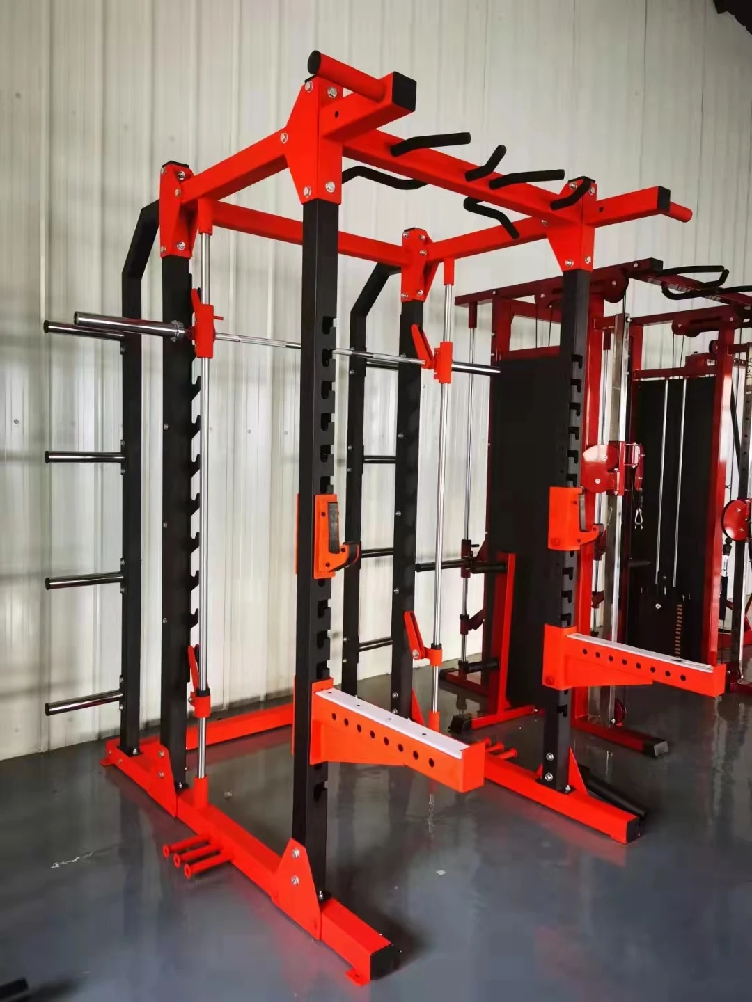 Rack de energia comercial da máquina do smith do levantamento de peso do equipamento do multi ginásio Smith 2