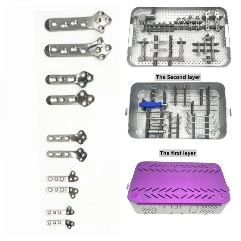 

Набор ветеринарных костных имплантатов из нержавеющей стали TPLO LCP, хирургическая костная пила, набор приспособлений, инструменты для ортопедической фиксации