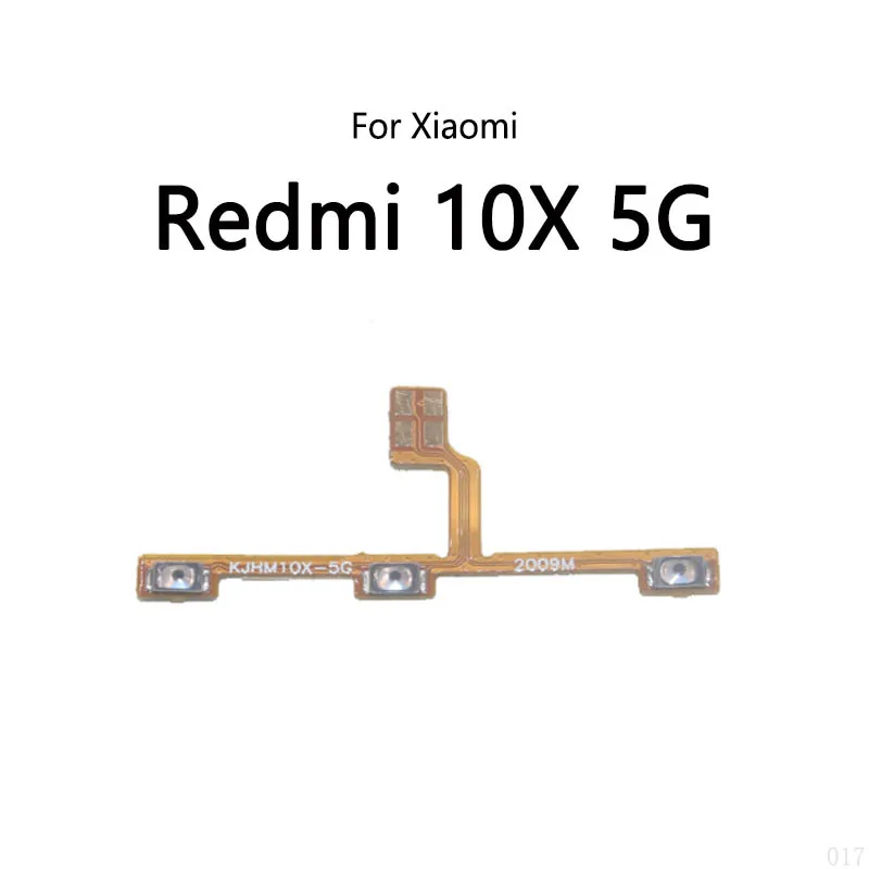Power Button Switch Volume Mute Button On / Off Flex Cable For Xiaomi Redmi 10 10A 10C 10X 4G 5G