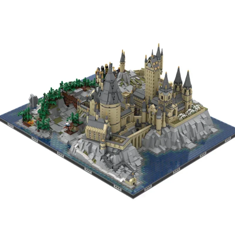 Moc Building Bricks Micropolis Castle Modular Model Technology Block City Street View Blocks Toy DIY Assembly Christmas Gift