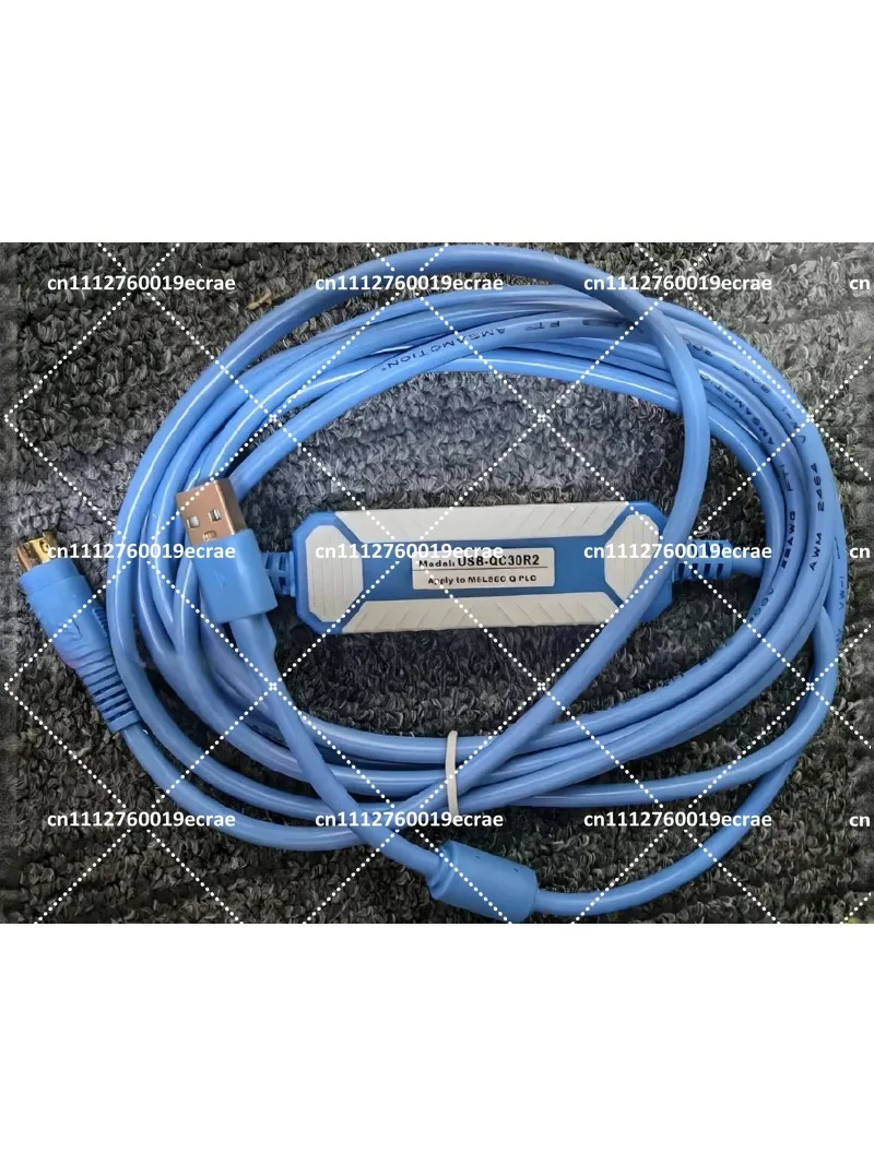 qシリーズplcプログラミング用usb-rs232シリアルコンバーターケーブル