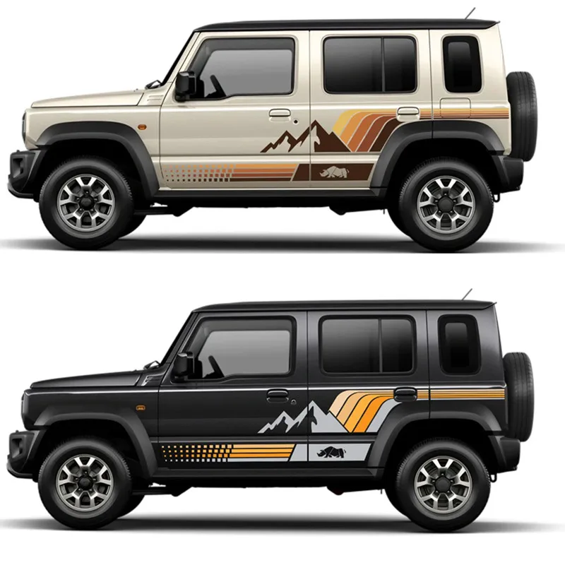 

Car Vinyl Stickers VESUVIUS BODY DECAL For Suzuki Jimny 5door smodification customized Fashion sports decals