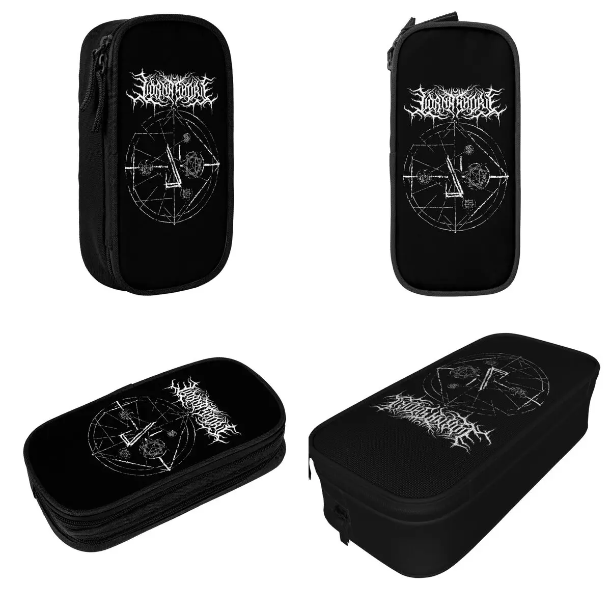 Lorna Shore Rock Metal Death Music Band Pencil Case Pencil Pouch Pen Box for Student Large Storage Bags Students School Gifts