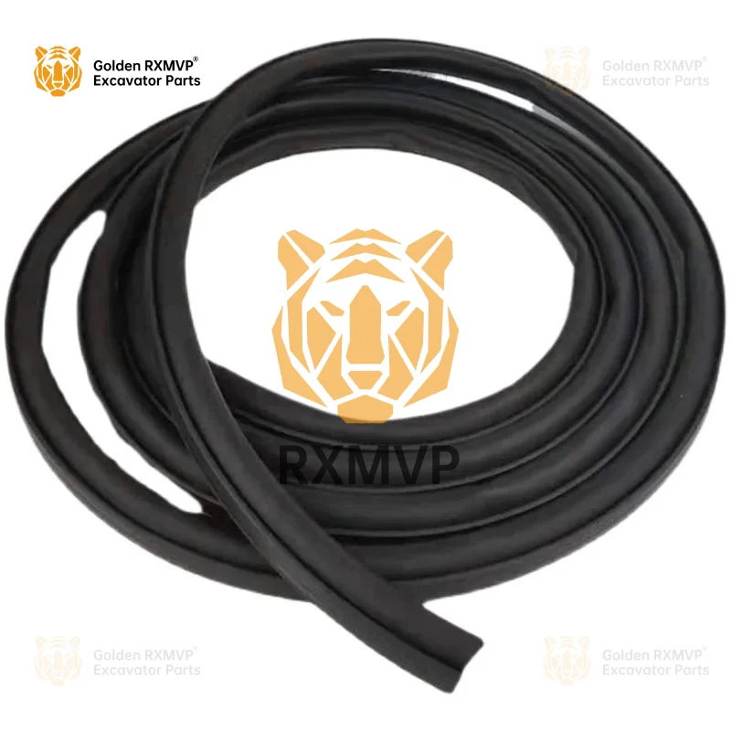 For Hitachi 60 70 120 200 220 270 330 350Driving door seal Waterproof and dustproof sealant strip Excavator