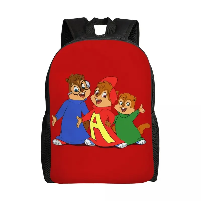 

Custom Alvin Seville Cartoon Travel Backpack Men Women School Computer Bookbag The Chipmunks Anime College Student Daypack Bags