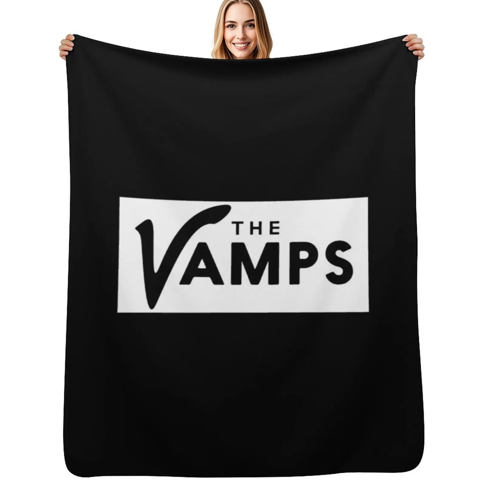 The Vamps Throw Blanket wednesday halloween Comforter Blankets For Sofas Beach Extra Large Throw Blankets