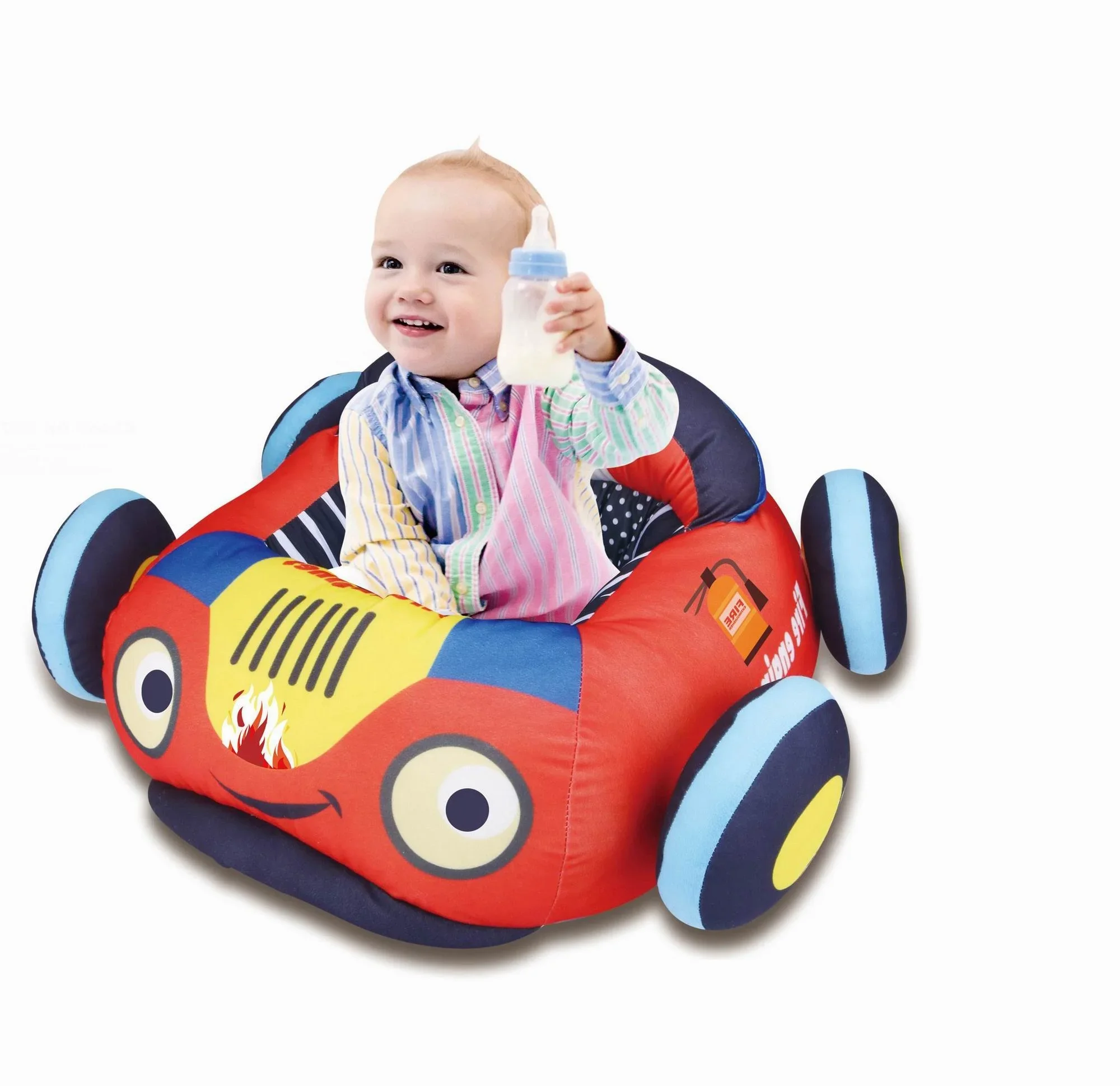 Baby Bouncer Car Sofa Chair Soft Toys Kids Cloth Sofa Baby Sitting Chair