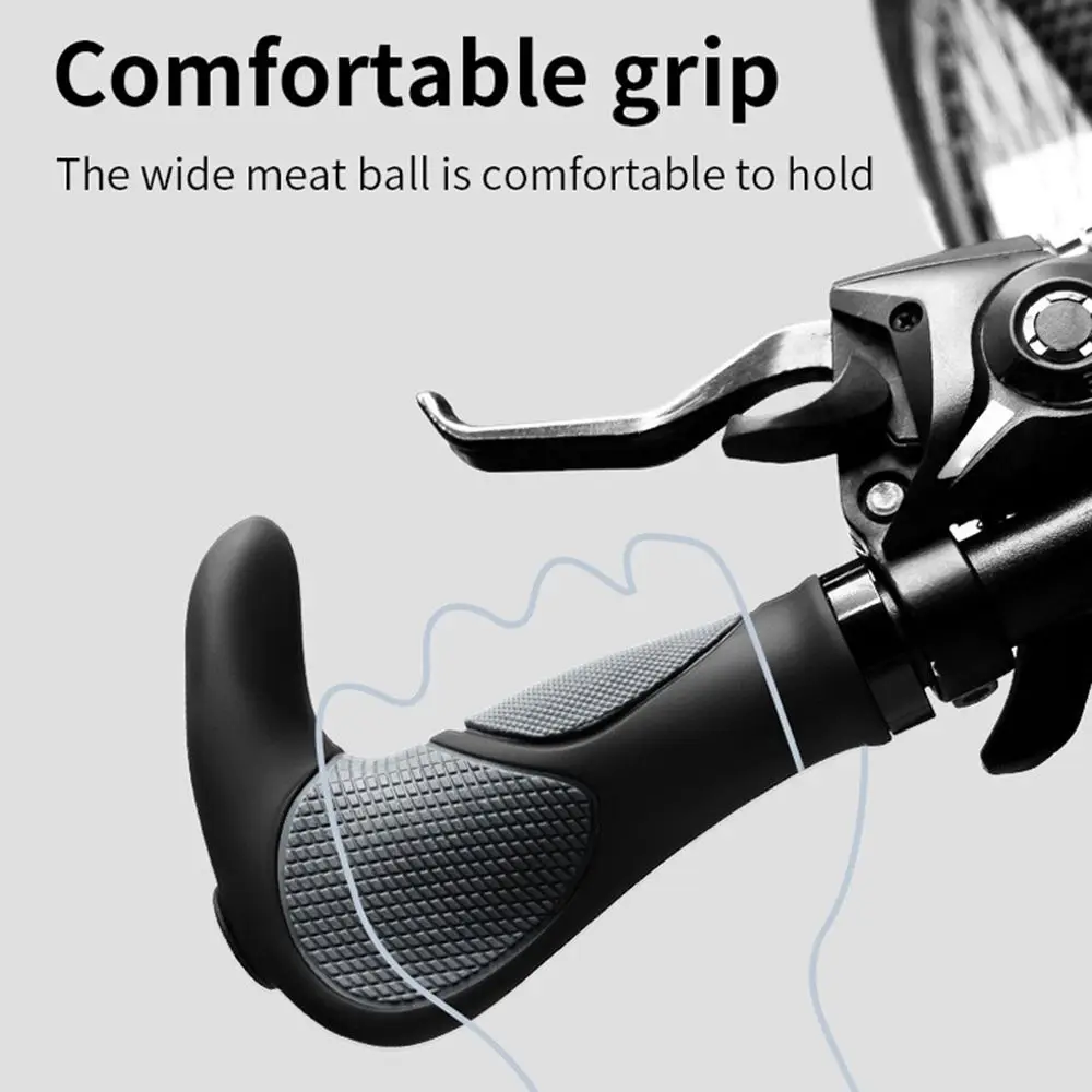 

Bike Grips Ergonomic Riding Accessories Bicycle Handlebar Cattle Horn Bicycle Grips Deputy Handle Bar Horn Handle Bar End