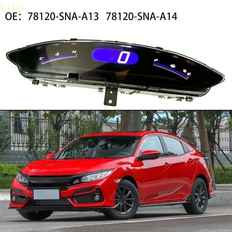 

y1gd Replacement Speedometer Display Speedometer Display Gauge Instrument Automotive Accessory Dashboard for Honda Civic
