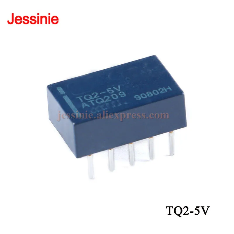 10Pcs/1pc Signal Relay 1A TQ2 5V 12V 24V TQ2-5V TQ2-12V TQ2-24V Relays 10 Feets Pins
