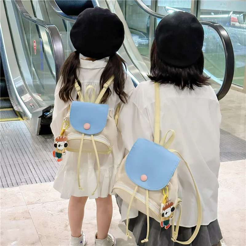 Colori moda genitore-figlio pagamento Mini bambini uomini e donne scuola materna zaino per ragazze borsa da scuola carino Casual