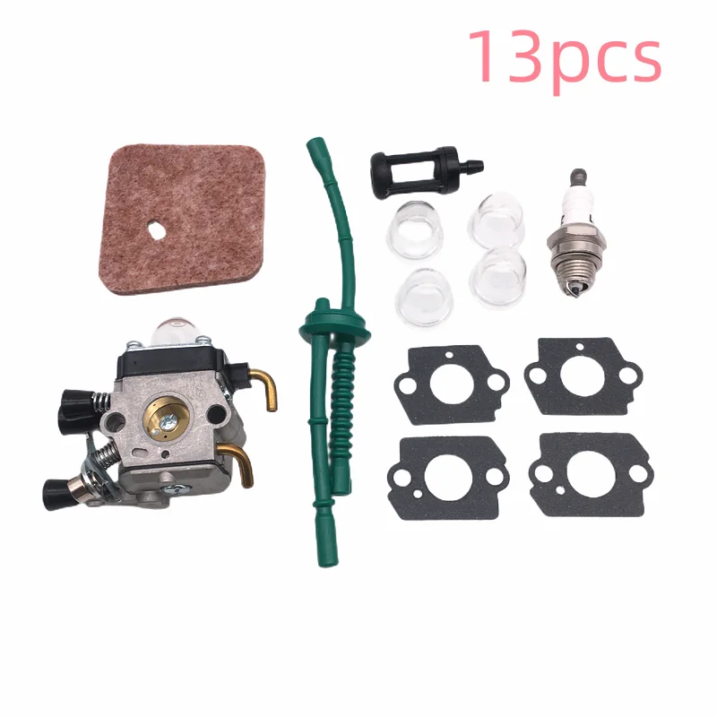 Kit carburatore per Stihl FS38 FS45 FS46 FS55 FS55R KM55 FS85 FC55 FS38 tagliaerba Zama C1Q-S71 C1Q-S97 un C1Q-S143