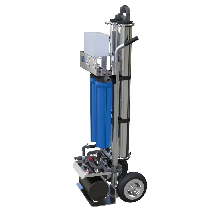 Portable mobile reverse osmosis machine window cleaning machine