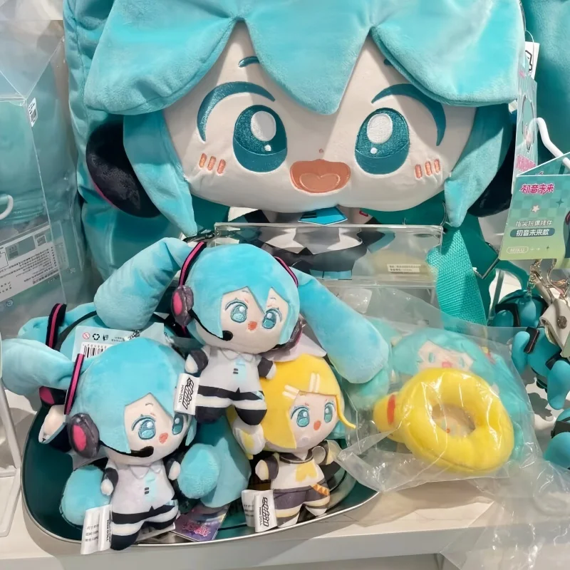 

Hot Minidoll Hatsune Miku Cotton Plush Figure 8/15/35cm Sitting Doll Backpack Pillow Soft Toy Decoration Fufu Birthday For Fans