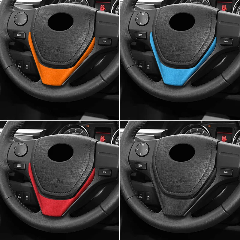 

Made of Alcantara For Toyota RAV4 (2013-2018) Levin / Corolla (2014-2018) Steering Wheel Boot Cover Car Interior Accessories