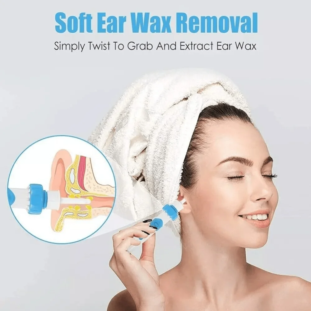 Ear Wax Removal Tool Electric Ear Cordless Safe Vibration Painless Ear Cleaner Silicon Ear Spoon Tool Set for Adults & Children - view 5