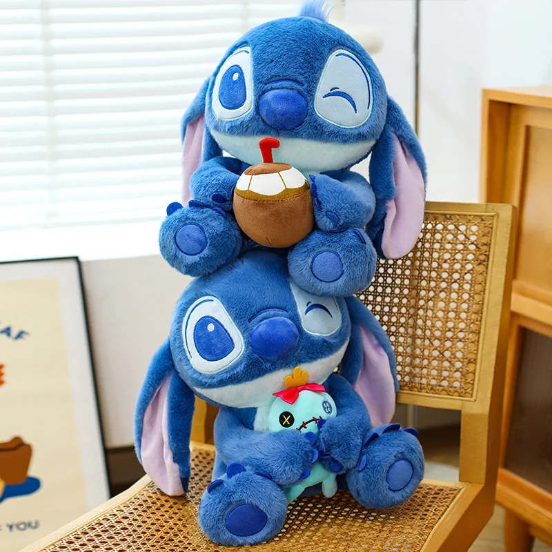 

30/50CM Disney Plush Doll Stitch Lilo Doll Cute Duck Stitch Plush Stuffed Toy Anime Soft Stuffed Kawaii Children's Birthday Gift