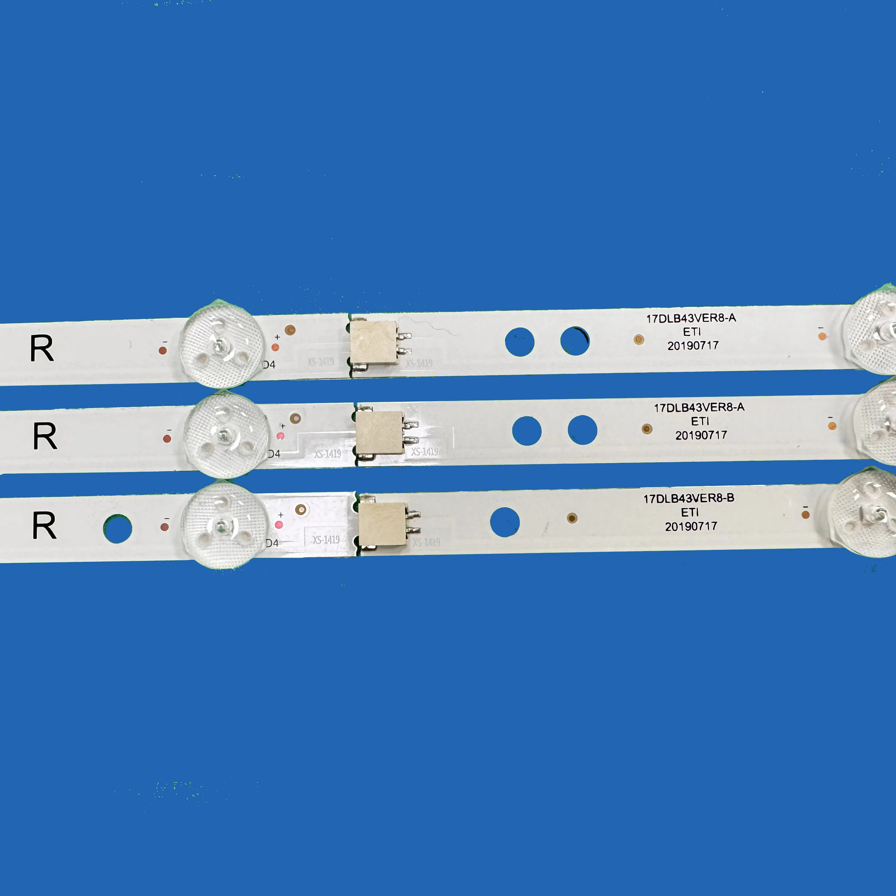 LED Strip For 17DLB43VER13-A B LT-43C700 LUX0143006/02 43LL3A63DT 43F9500 43F8500 43HL6331F/B 43F01 43R654F VES430UNDH-2D-N41