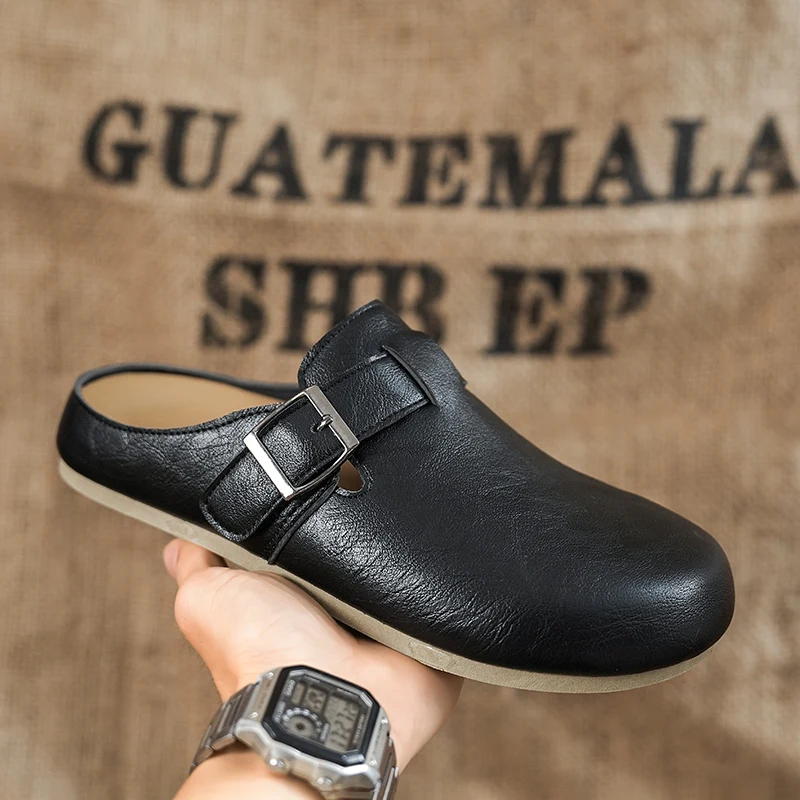 Zapatillas de Talla Grande 46 para Hombre, Mules de Verano, Calzado Cómodo y a la Moda, Calzado para Caminar, Zapatillas de Estar por Casa, Zapatos Casuales para Hombre