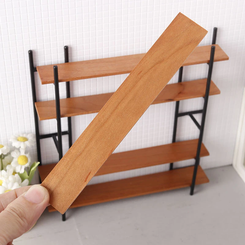 

1/12 Dollhouse Simulation Bookshelf Five-layer Storage Rack Model Doll Home Miniature Display Stand Furniture Decor Toy