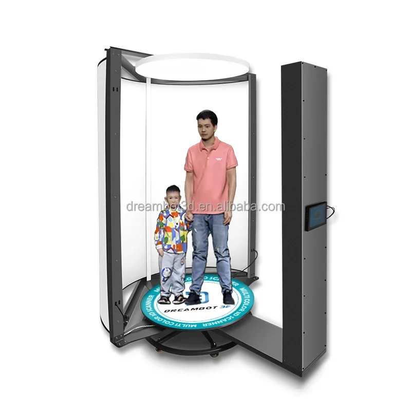 Dreambot 3D Advanced High-Precision 360-Degree Camera 10s Scan Time Parent-child Model 3D Portrait Scanner for Figurine Workshop