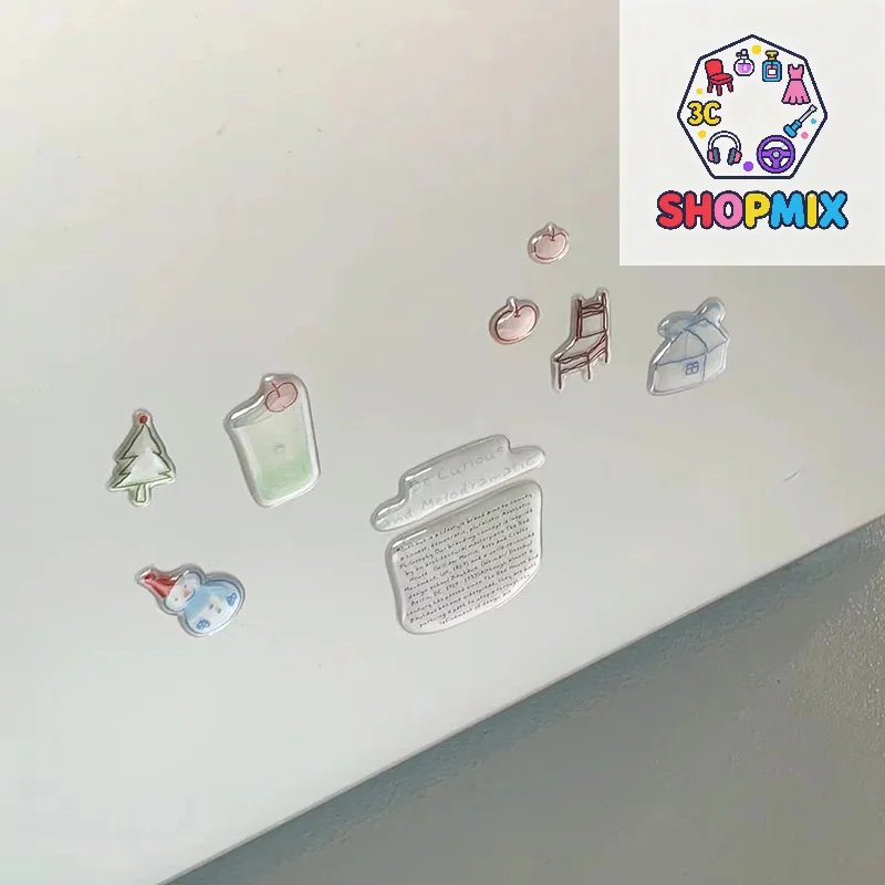 

Милые компьютерные наклейки, забавные трехмерные желейные планировщики, декоративные наклейки, наклейки для мобильных телефонов