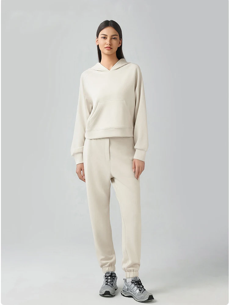 Women's Clothes Autumn Leisure Joker Hooded Sweater Loose Slim Fitness Yoga Clothes Leisure Sport Outdoor Jogging Commuting Top