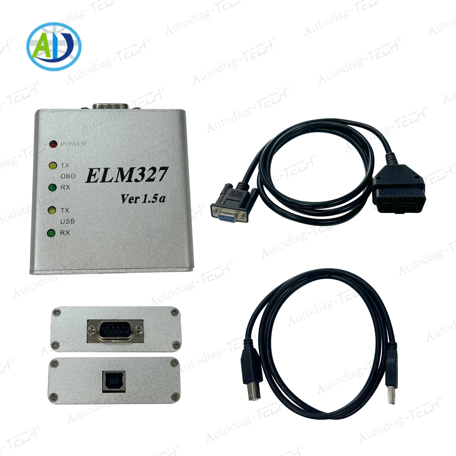 

ELM327 USB Ver1.5a with Original PIC18F2480 FT232RL Chips Automotive OBD2 Scanner Tool Compatible with DOS/Windows Code Reader