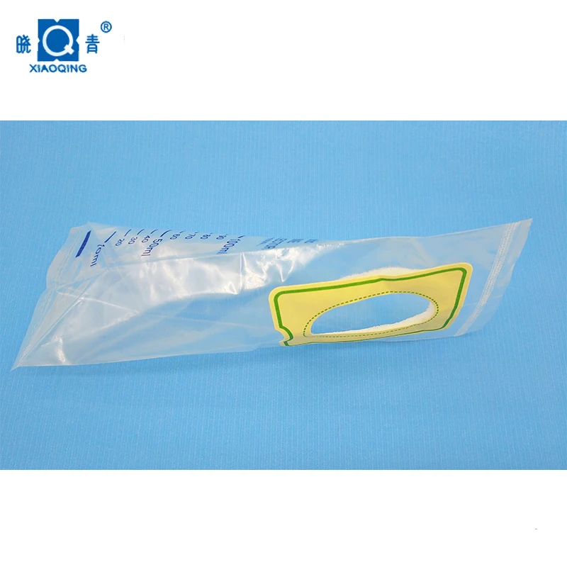 100 pcs disposable pediatric urine collector one time use baby use urine bag 100ml