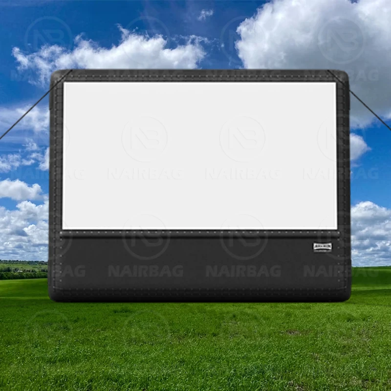 Giant Inflatable Movie Screen Outdoor Backyard Airtight Blowing Large Projector Movie Screen