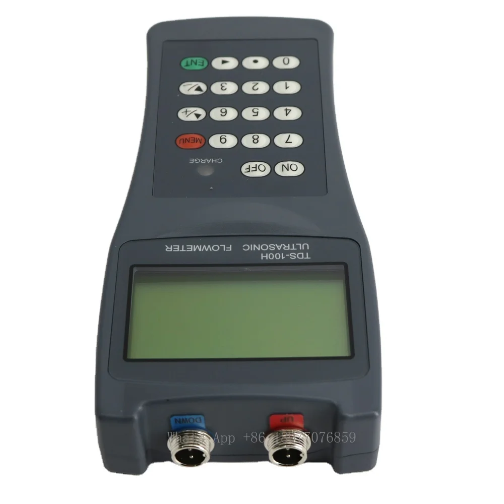 Handheld Ultrasonic Flow Meter TDS-100H DN50-700mm High Temp 0-160 Centi Degree Sensor Transducer