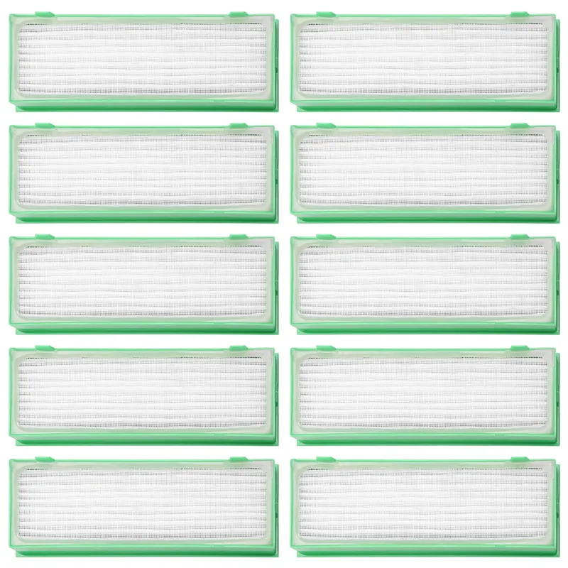 10Pcs Replacement Dust Filters Hepa Filters for Vorwerk Kobold VR200 Vacuum Cleaner Accessories