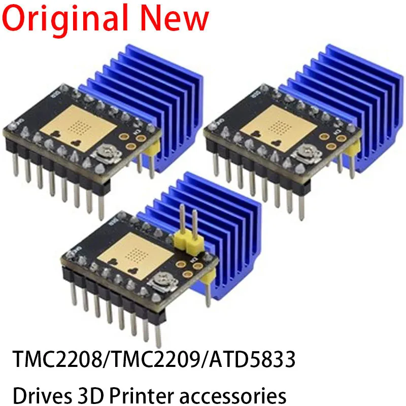 TMC2208 TMC2209 ATD5833 V2.0 With Heat Sink Stepper Motor Driver StepStick 3d Printer Parts 2.5A 256 Subdivision Silent Printing