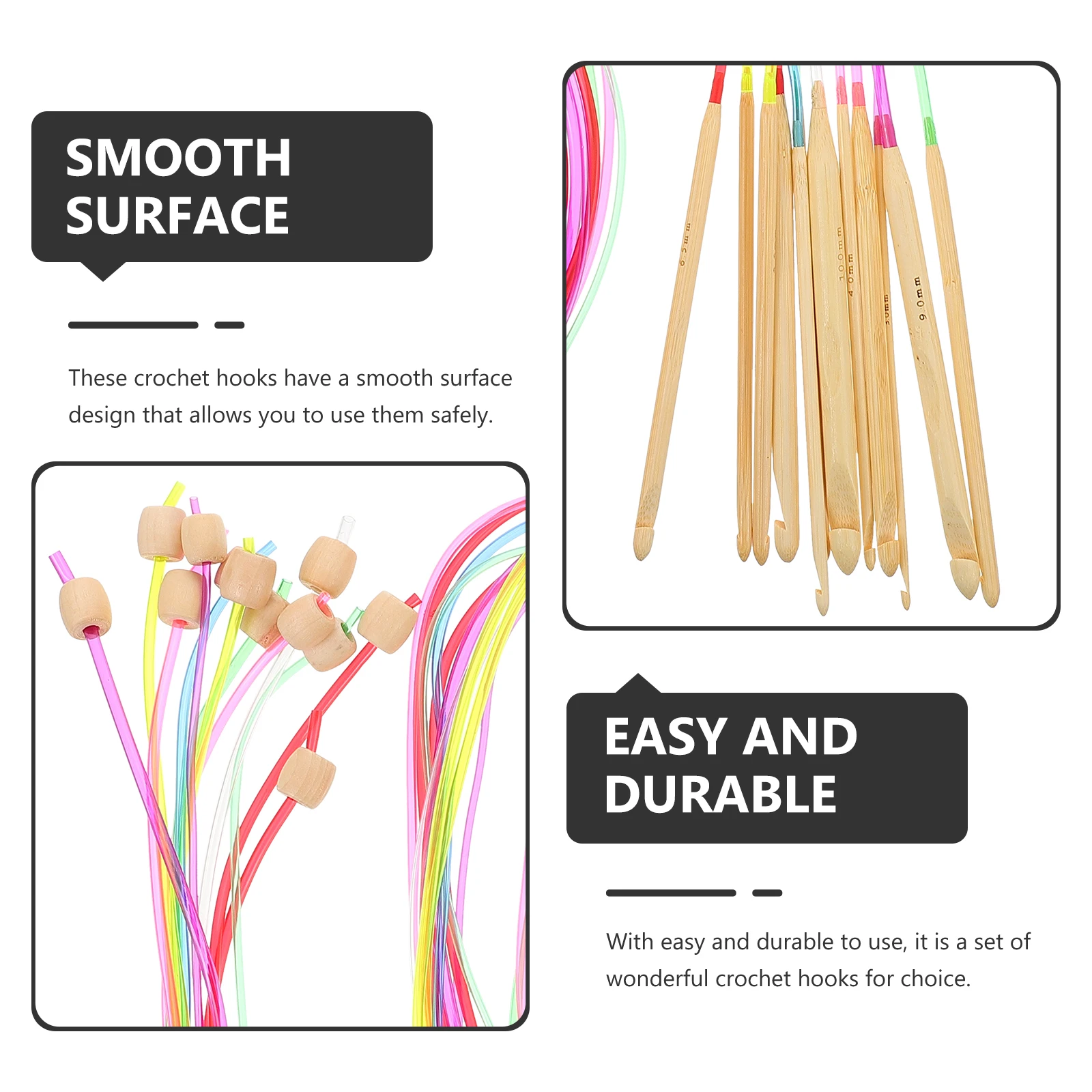 

12pcs Crochet Hook Set Premium Ergonomic Knitting Diy Weaving Tool Sweater Rug Needle Craft Gift Knitting Supplies Accessories