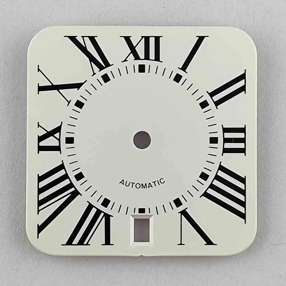 قرص مربع جديد 27 مم NH35 مناسب لملحقات الشعار المخصص لحركة NH35