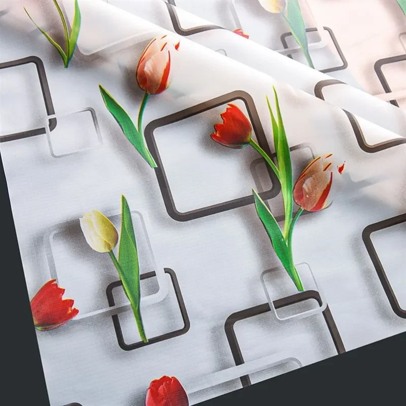 Tablecloth waterproof, oil-proof and scalding-proof, leave-in plastic dining table mat