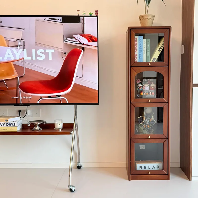 Movable TV stainless steel bracket floor-to-ceiling cart, living room, bedroom, household hanger, suitable for 32-75 inches 4