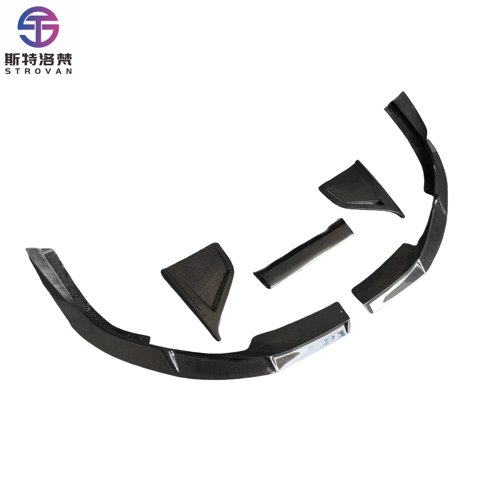 

STLF Modified M Model Carbon Fiber Front Lip Diffuser Body Kit Specific for Ferraris F8 with Lower Bumper Enhancement