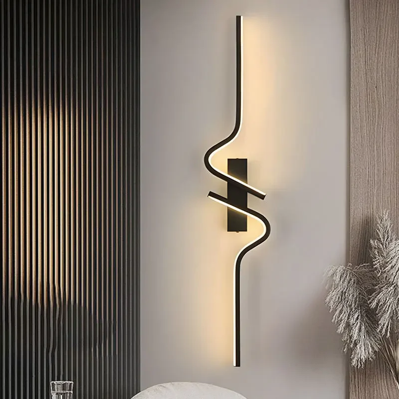 

Modern LED Wall Lamps Long Strip Up and Down LED Wall Lights Bedroom Bedside Hallway Lighting Fixture AC85-265V Wall Sconce