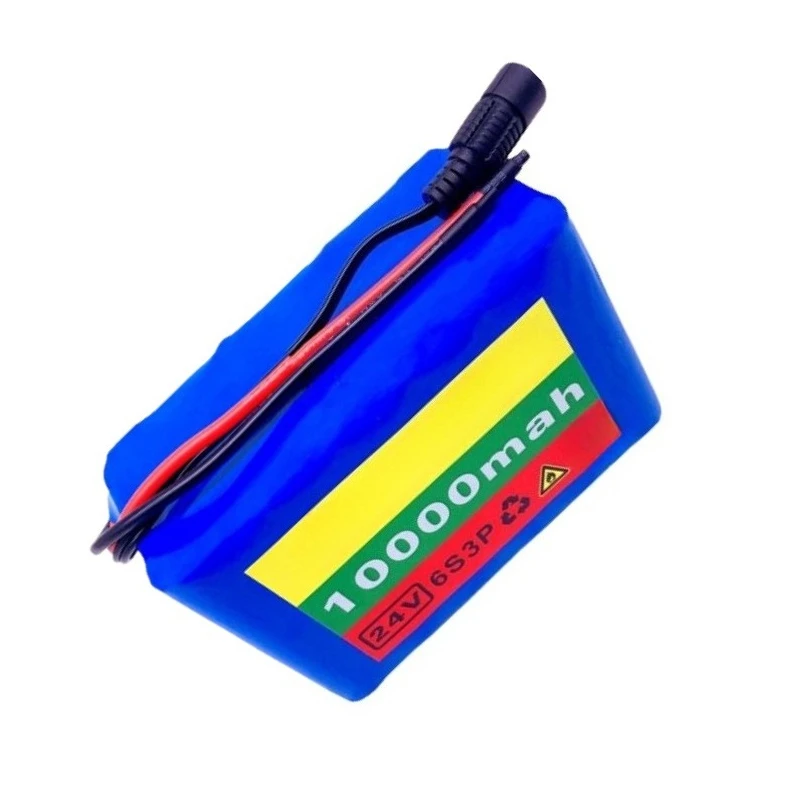 18650 6S3P 24V 10Ah بطارية دراجة كهربائية