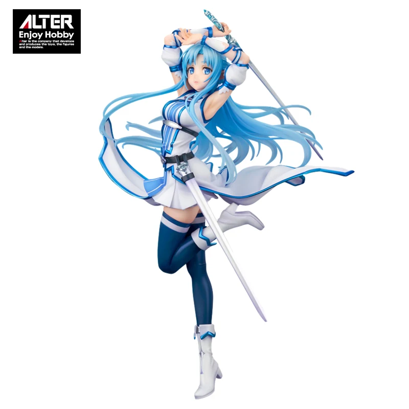 

In Stock Original ALTER Anime Sword Art Online Yuuki Asuna Figure Water Elf 27Cm Action Figurine Model Toys for Boys Gift