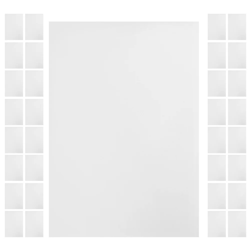 

100Pcs Dotting Painting Protection Films Double-Sided Non-Stick Release Paper Sheets Replacement Painting Accessories Debris