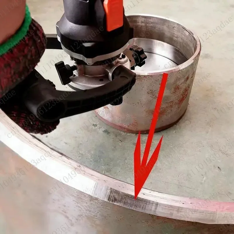 Handheld 220V Electric Bevel Smooth Arc Line Flat Circular Pipe Bevel Machine Plate Bevel Chamfering Machine