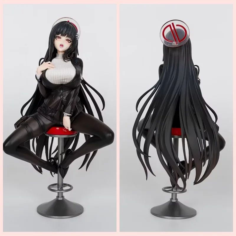 

Рицунэ Шираззуки аниме фигурка девушки OL униформа игровой товар чехол для ПК орнамент в упаковке Коллекционная