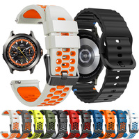 22mm Watch Strap For Xiaomi Watch 2 Pro S4 sport S3 S2 S1 Active/Amazfit GTR 47mm Smartwatch Watches Band Silicone Wave Bracelet