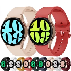 Silicone Strap For Samsung Galaxy watch 7/6/5/4 44mm 40mm 6/4 Classic 43mm 47mm bracelet band For Galaxy Watch 5 Pro 45mm Belt