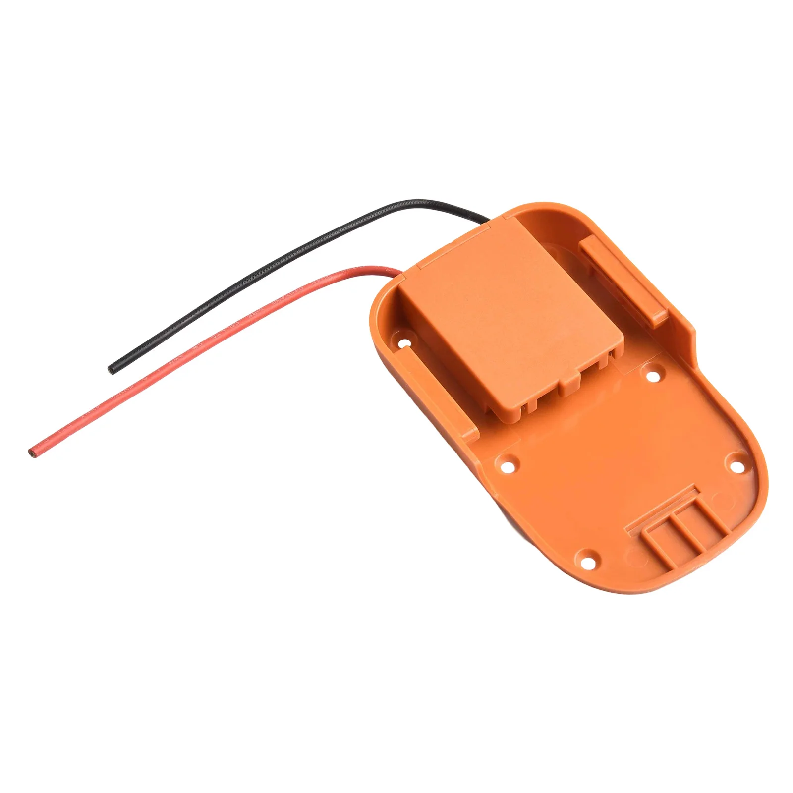 

For Battery Replacement Battery Adapter Approx 9 X 8cm 12AWG Wire Burr-free Design Easy Installation Plastic Construction