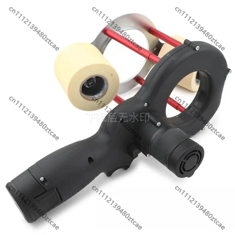 WK-600 Air Conditioning Pipe Tape Winding Machine 12V Automatic Insulation Pipe Wrap HVAC Tube Winder Power Tool