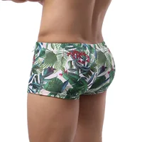 Hot Sell Swimwear Man Swimming Boxers Shorts Sexy Swimsuit Men Low Waist Swim Trunks Sunga Hombre Bathing Suit