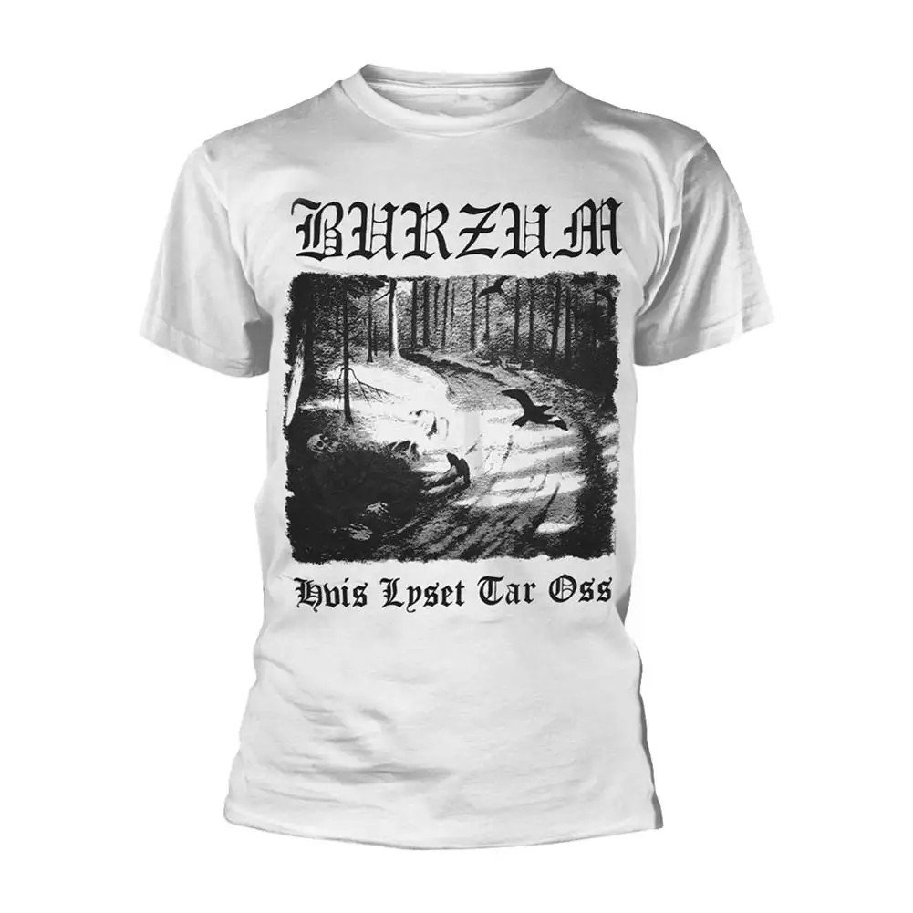 burzum hvis lyset tar oss white t shirt